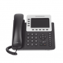 Teléfono IP Empresarial para 4 líneas. Puede agregar hasta 160 BLF (teclas de marcación rápida) con cuatro