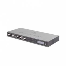 Adaptador VoIP GrandStream de 32 FXS 2 puertos telco 50 pins p/montaje en rack