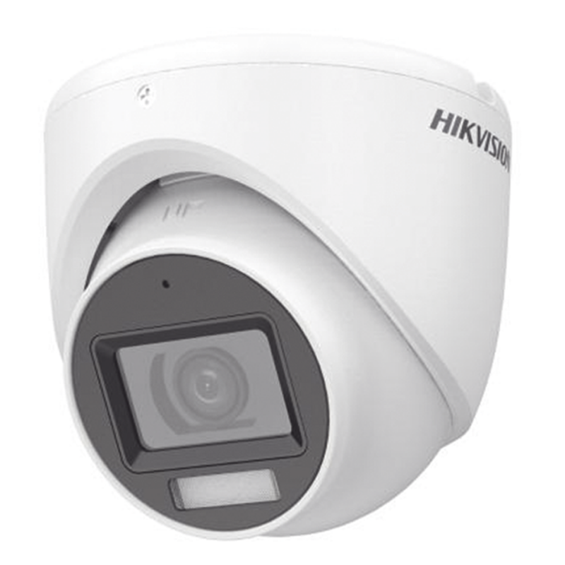 [Dual Light + ColorVu] Turret TURBOHD 2 Megapixel (1080p) / Lente 2.8 mm / 30 mts IR + 20 mts Luz Blanca / Gran Angular 101° / Exterior IP67 / Micrófono Integrado /  4 Tecnologías /  Metal 