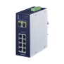 Switch Industrial Administrable Capa 2, 8 Puertos 10/100/1000T, 2 Puertos SFP 1G / 2.5 G BASE X