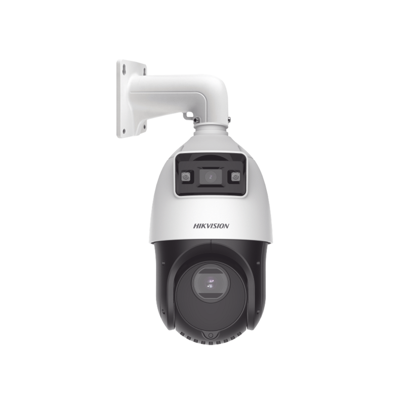 [TandemVu] Domo PTZ IP 4 Megapixel con Cámara Fija 4 Megapixel / 15X Zoom / 100 mts IR / IP66 / ACUSENSE / PoE+ / Entrada-Salida de Audio y Alarma / Ultra Baja Iluminación / MicroSD