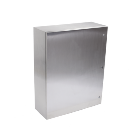 Gabinete de Acero Inoxidable IP66 Uso en Intemperie (800 x 1000 x 300 mm) con Placa Interna Galvanizada.