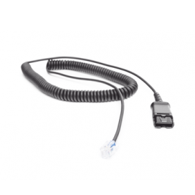 Cable adaptador para diademas modelo HT101, HT201 y HT202 para compatibilidad con teléfonos Grandstream, análogos, digitales,