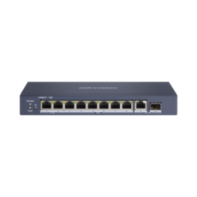 Switch PoE+ / No Administrable / 6 Puertos 10/100/1000 Mbps PoE+ / 2 Puertos 1000 PoE++(90 W) / 1 Puerto 1000 Mbps Uplink + 1 Puerto SFP / PoE hasta 250 Metros /  110 Watts 