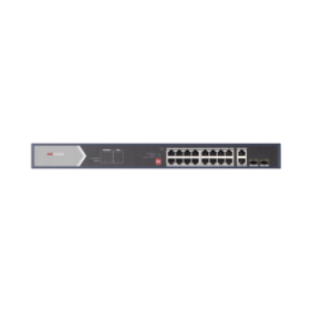 Switch PoE+ / No Administrable / 12 puertos 10/100 Mbps PoE+(30 W) + 4 puertos 10/100 Mbps PoE++(90 W) / 2 puertos 10/100/1000