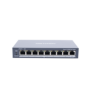 Switch Monitoreable PoE+ / 8 puertos 10/100 Mbps PoE+ / 1 puerto 10/100/1000 Mbps de Uplink / PoE hasta 250 metros / conexión