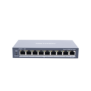 Switch Monitoreable PoE+ / 8 puertos 100 Mbps PoE+ / 1 puerto 1000 Mbps de Uplink / PoE hasta 300 Metros / Conexión Remota desde Hik-ParnerPro / 110 W