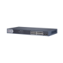 Switch Gigabit PoE+ / Administrable / 16 puertos 10/100/1000 Mbps PoE+ / 2 puertos SFP / configuración remota desde