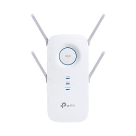 Repetidor / Extensor de Cobertura WiFi AC, 2600 Mbps, doble banda 2.4 GHz y 5 GHz, con 1 puerto 10/100/1000 Mbps, 4 antenas externas