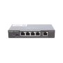 Switch Administrable PoE con 5 puertos Gigabit, 4 PoE 802.3af/at, gestión gratuita desde la nube, 54w