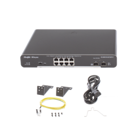 Switch Administrable PoE Capa 2, con 8 puertos Gigabit PoE 802.3af/at + 2 SFP para fibra 1Gb, gestión gratuita desde la nube, 125w