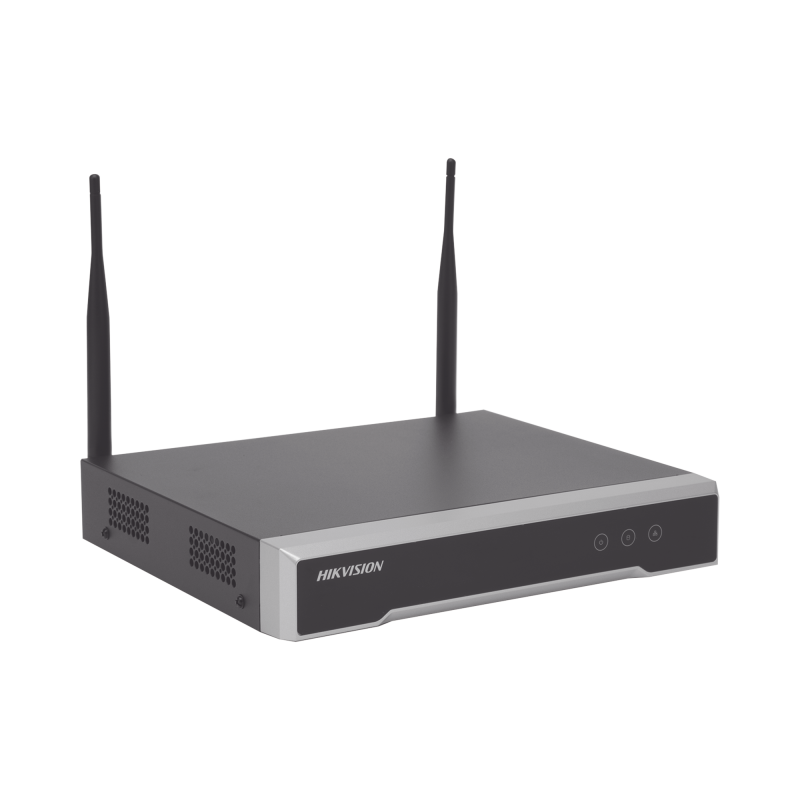 NVR 4 Megapixel / 4 canales IP / 1 Bahía de Disco Duro / 2 Antenas Wi-Fi / Salida de Vídeo Full
