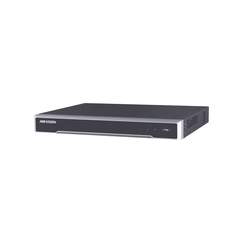 NVR 8 Megapixel (4K) / 32 canales / Soporta Cámaras con AcuSense / Hik-Connect / 2 Bahías de Disco Duro / HDMI en 4K / No