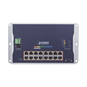 Switch Industrial Administrable Capa 2 de Pared,16 Puertos PoE 802.3at Gigabit y 2 Puertos SFP