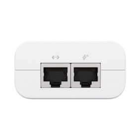 Adaptador PoE Ubiquiti (48 VDC, 0.65A) puerto Gigabit, ideal para equipos UniFi