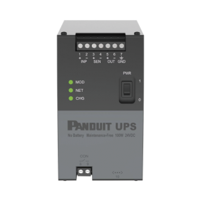 UPS Industrial de 100 Watts, 24 Vcd de Entrada, Instalación en Riel DIN Estándar de 35mm, Temperatura de operación de -40 a 60