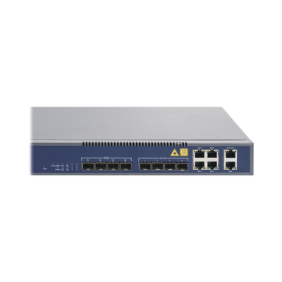OLT de 4 puertos EPON con 8 puertos Uplink (4 puertos Gigabit Ethernet + 4 puertos Gigabit Ethernet