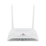 ONU Dual G/EPON con Wi-Fi en 2.4 GHz + 1 puerto LAN Gigabit +  1 puerto LAN Fast Ethernet, hasta 300 Mbps vía