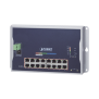 Switch Industrial Administrable Capa 2 de Pared,16 Puertos PoE 802.3at Gigabit y 2 Puertos SFP