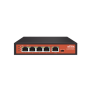 Extensor PoE / Entrada hasta 90 W / 4 puertos Gigabit PoE salida 802.3 af/at / Extensor PoE hasta 250 m / No administrable 