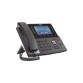 Teléfono IP empresarial para 20 lineas SIP, Bluetooth integrado para diademas, PoE y hasta 60 botones DSS con doble puerto