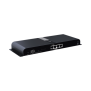 Kit Divisor y Extensor HDMI (Extender Splitter)  / Divide 1 Fuente HDMI a 4 Pantallas / Extiende la señal HDMI hasta 120 m / Resolución 1080P @ 60 Hz / Cat 6/6a / Soporta IR / Baja Latencia / Uso24/7 / Alimente solo el Tx (PoC).