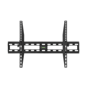 Montaje de Pared Universal Fijo para Monitores de 32 a 60 " / Soporta hasta 50 Kg / Vesa 600 x 400 / 400 x 400 / 400 x 200 / Acero / 10° de Inclinación / Cuenta con Nivel para Ajuste