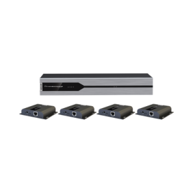 Kit Divisor y Extensor HDMI (Extender Splitter)  / Divide 1 Fuente HDMI a 4 Pantallas / Extiende la señal HDMI hasta 120 m /