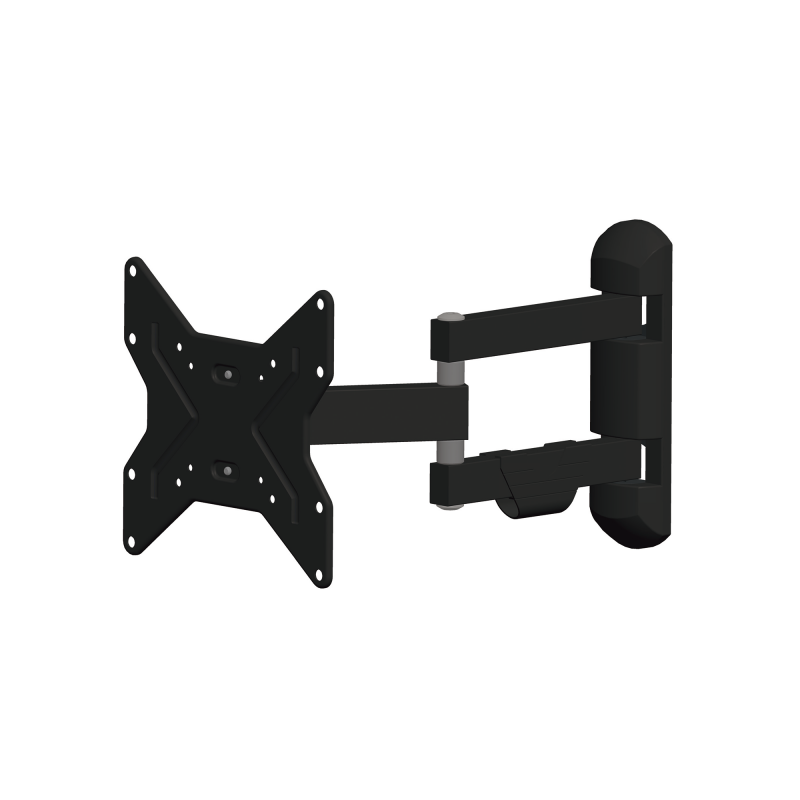  Montaje de Pared Articulado para Monitor de 13 a 37" / Soporta hasta 30 Kg / Vesa 200 x 200 / 100 x 100 / 75 x 75 / Acero / Separacion a Pared de 5.8 cm a 36.7 cm