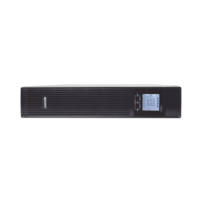 UPS de 2000VA/1800W / Topología On-Line Doble Conversión / Entrada y Salida de 120 Vca / Clavija de Entrada NEMA 5-20P / Pantalla LCD Configurable / Formato Rack/Torre 