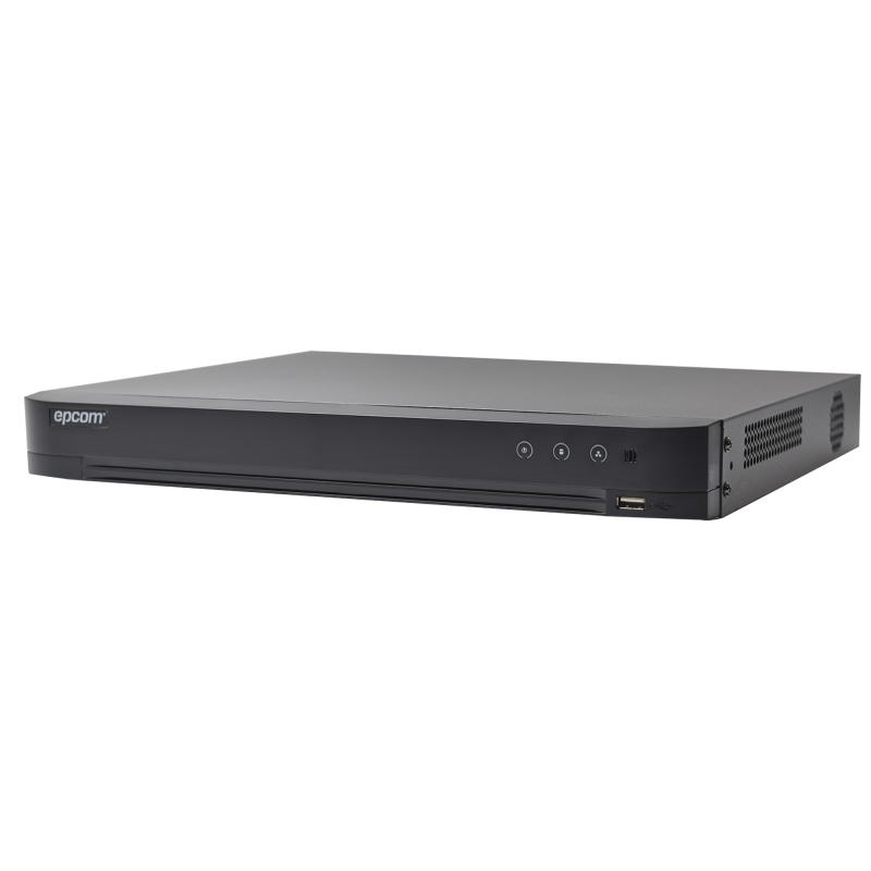 DVR 8 Canales TurboHD + 4 Canales IP / 5 Megapixel- 3K Lite / Acusense / Audio por Coaxitron / 1 Bahía de Disco Duro / Audio por Coaxitron / Evita Falsas Alarmas / Salida de Video en Full HD