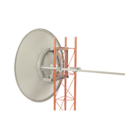 Antena altamente direccional / Distancia de hasta 100 km / Ganancia de 36 dBi / 4.9 - 6.5 GHz / Conectores N-Hembra / incluye montaje para torre y montaje estabilizador para fuertes vientos.  