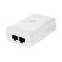 Adaptador PoE Ubiquiti (48 VDC, 0.65A) puerto Gigabit, ideal para equipos UniFi