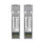 UFiber Módulo SFP+ 10G, transceptor MiniGibic MultiModo 10 Gbps, distancia 300m, conectores LC, paquete de 2 piezas