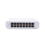 Switch UniFi Lite Administrable PoE de 16 Puertos 10/100/1000 Mbps (8 puertos 802.3af/at), 45