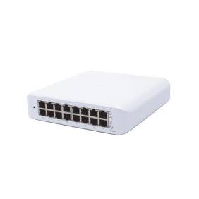 Switch UniFi Lite Administrable PoE de 16 Puertos 10/100/1000 Mbps (8 puertos 802.3af/at), 45 W 