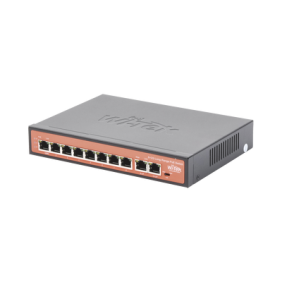 Switch PoE No administrable / PoE de Largo Alcance Hasta 250m / 4 Puertos PoE 10/100Mbps (Puerto 1 Hasta 60W, Puertos 2 al 8 Hasta 30W) + 2 Puertos Gigabit Uplink / Presupuesto 120 W / Plug and Play