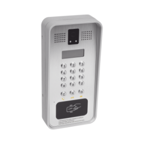 Video portero IP/SIP Con Cámara y pantalla LCD, 2 Relevadores Integrados (entrada y salida), Onvif y lector de tarjetas RFID,