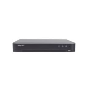 DVR 4 Canales TurboHD + 2 Canales IP / 5 Megapixel Lite - 3K Lite / Acusense (Evista falsas alarmas) / Audio por Coaxitron / 1 Bahía de Disco Duro / Salida de Video en Full HD 