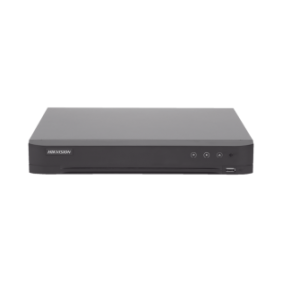 DVR 8 Canales TurboHD + 4 Canales IP / 5 Megapixel - 3K Lite / Acusense (Evita Falsas Alarmas) / Audio por Coaxitron / 1 Bahía de Disco Duro / H.265+ / Salida de Video en Full HD