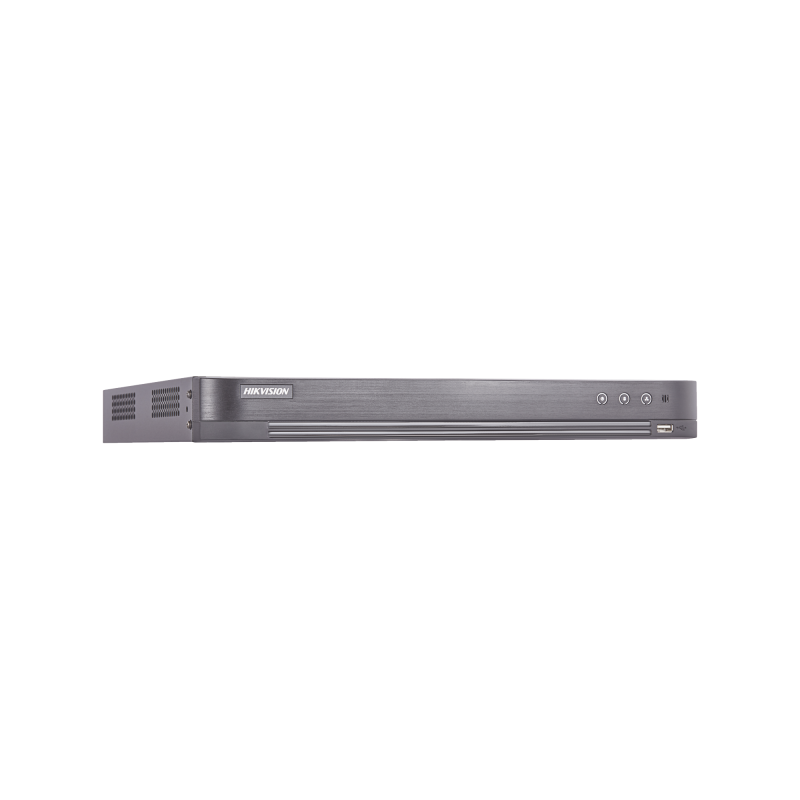 DVR 8 Canales TurboHD + 8 Canales IP / 8 Megapixel (4K) / Acusense (Evita Falsas Alarmas) / Audio por Coaxitron / 2 Bahías de Disco Duro / 8 Entradas de Alarma / 4 Salidas de Alarma / H.265+ 