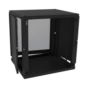 Gabinete de Pared Fijo, Puerta Perforada, Rack 19in,  de 12 Unidades de Rack