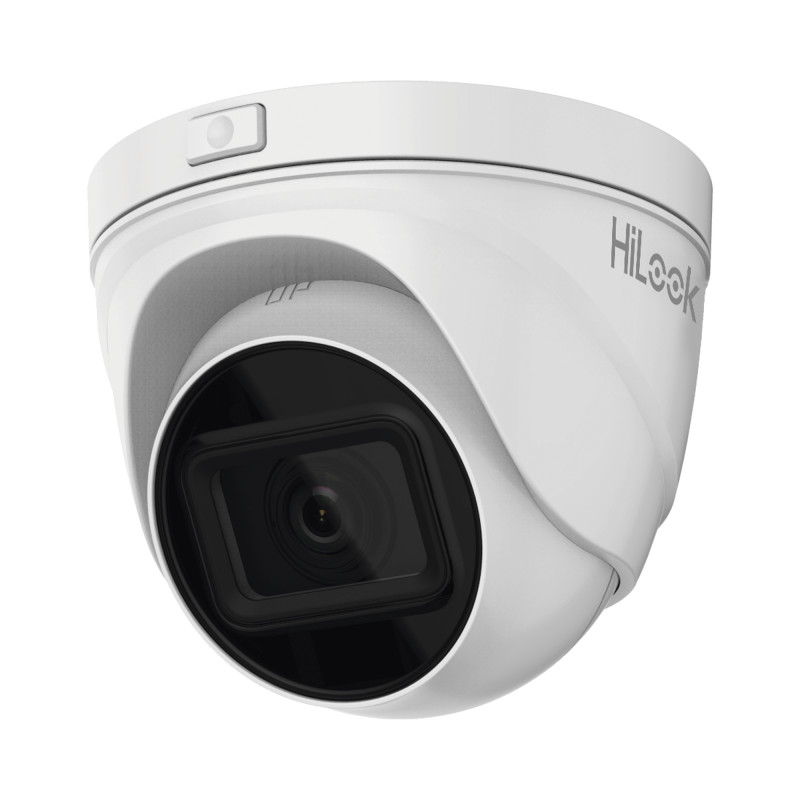 Turret IP 4 Megapixel / Lente Motorizado 2.8 - 12 mm / 30 mts IR EXIR / PoE / Exterior IP67 / WDR 120dB / Micro SD / H.265+ / Onvif