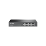 Switch Gigabit no administrable de 16 puertos 10/100/1000 Mbps para escritorio/rack