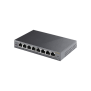 Easy Smart Switch PoE JetStream , 8 puertos 10/100/1000 Mbps  55 W