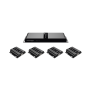 Kit Divisor y Extensor HDMI (Extender Splitter)  / Divide 1 Fuente HDMI a 4 Pantallas / Extiende la señal HDMI hasta 120 m /