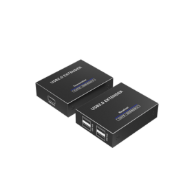 Kit EXTENSOR USB 2.0 de 4 Puertos para Distancias de Hasta  150 m / Soporta USB 2.0, USB 1.1 y USB 1.0 / UTP Cat 5e/6/6a/7 / Soporta Switch Gigabit / Ideal para Cámaras WEB, Impresoras, Escáner, Memorias, Mouse, etc.