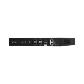 UFiber GPON OLT, Terminal de línea óptica hasta 512 ONUs concurrentes, con 4 puertos SFP GPON + 1 puertos SFP+ 10 G