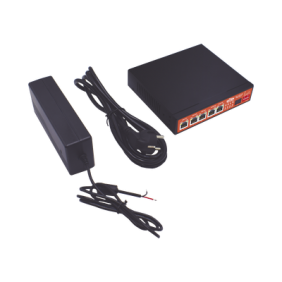 Controlador Solar de 5A con Switch PoE /  1 Puertos Gigabit PoE 802.3 bt / 2puertos PoE 802.3 af/at con 2 Puertos PoE Pasivo 24