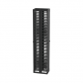 Organizador Vertical PatchRunner™, Doble (Frontal y Posterior), Para Rack Abierto de 45 Unidades, 12in de Ancho, Color Negro